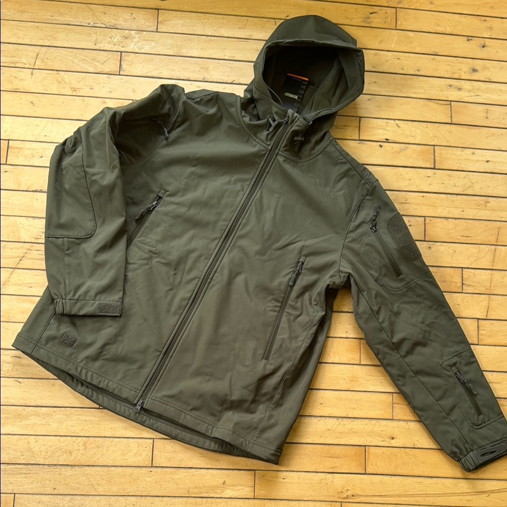 Men's Green Hooded Jacket